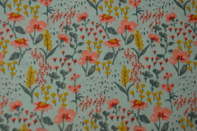 Baumwolle | FLOWER Blumenwiese | mint